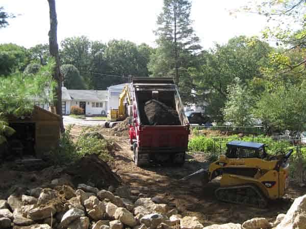 Landscaping and excavating